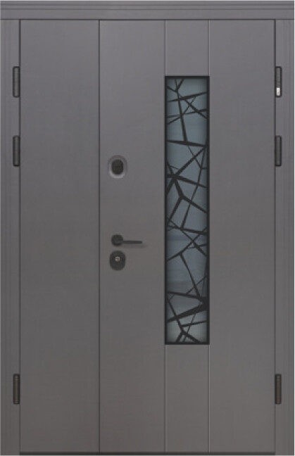 Двері 1200, Nevada Glass (Атмосферостійка фарба HardLine + вулична плівка) комплектація COTTAGE
