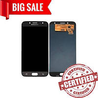 LCD Samsung J730 Galaxy J7 (2017) with touch screen black (TFT)