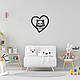 Панно Heart Британська короткошерста кішка 20x20 см - Картини та лофт декор з дерева на стіну., фото 5
