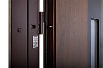Вхідні двері з терморозривом модель Queen (Квіт Дуб темний) комплектація Bionica 2, фото 8
