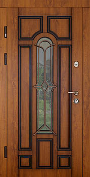 Вхідні двері зі склом модель Afina комплектація Classic