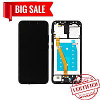 LCD Huawei P Smart Plus with touch screen and frame black