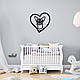 Панно Heart Шартрез короткошерстний 20x20 см - Картини та лофт декор з дерева на стіну., фото 8