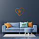 Панно Heart Шартрез короткошерстний 20x20 см - Картини та лофт декор з дерева на стіну., фото 11