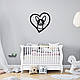 Панно Heart Корніш-рекс 20x20 см - Картини та лофт декор з дерева на стіну., фото 8
