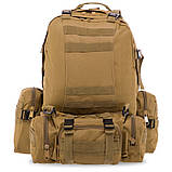 Рюкзак тактичний штурмовий 45 л сечовий RECORD (52x31x28 см), фото 4