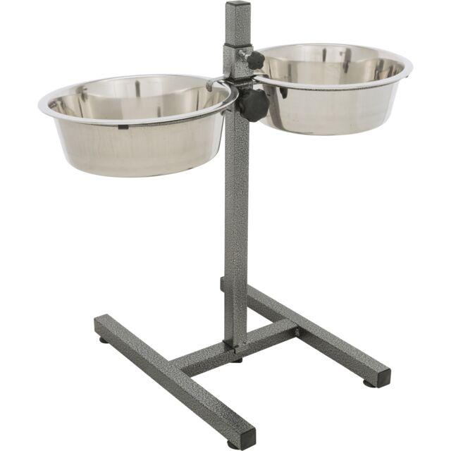 Стойка с Мисками для Собак Trixie 2 X 2,8 Л / 24 См, H=50 См — Купить ...