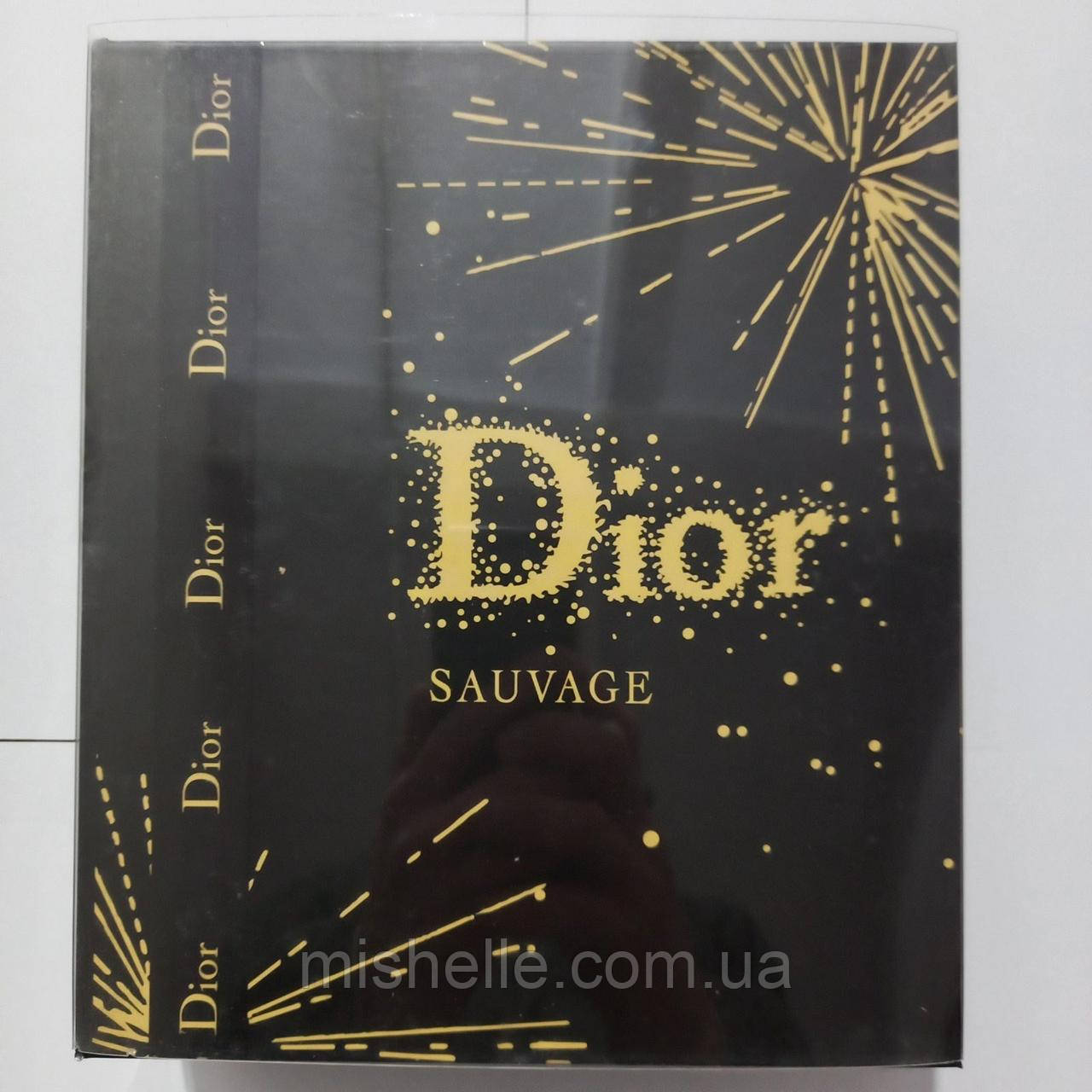 Набір Christian Dior Sauvage Eau de Parfum 3в1 70*10*10 мл (Діор Саваг)