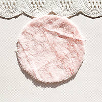 Миниатюра ковер пушистый 18 см Розовый персик