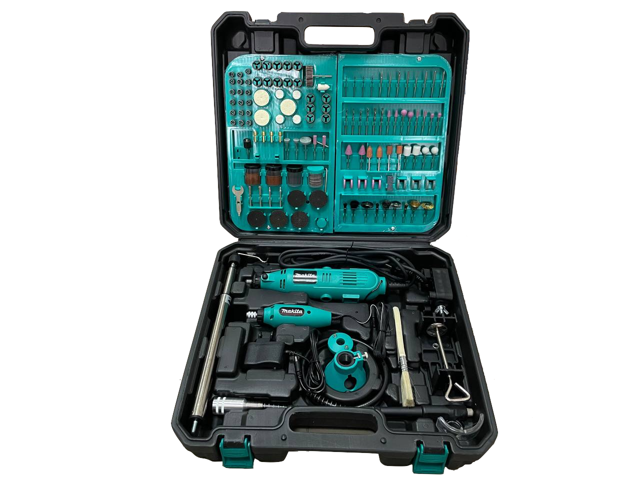 Гравер Makita GD0603 (+ додатковий гравер + 236 насадок)