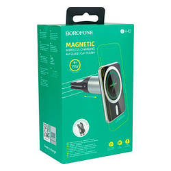 Автотримач Borofone BH43 Xperience Magnetic Wireless Charging