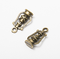 Підвіска металева Лампа 10*19 мм Бронза