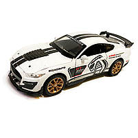 Машинка металева Ford Mustang Shelby GT500 "AutoExpert" Форд Мустанг шелбі GT500 білий 16*6*6 см (LF - 03608), фото 3