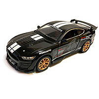 Машинка металева Ford Mustang Shelby GT500 "AutoExpert" Форд Мустанг шелбі GT500 чорний 16*6*6 см (LF - 03608), фото 3
