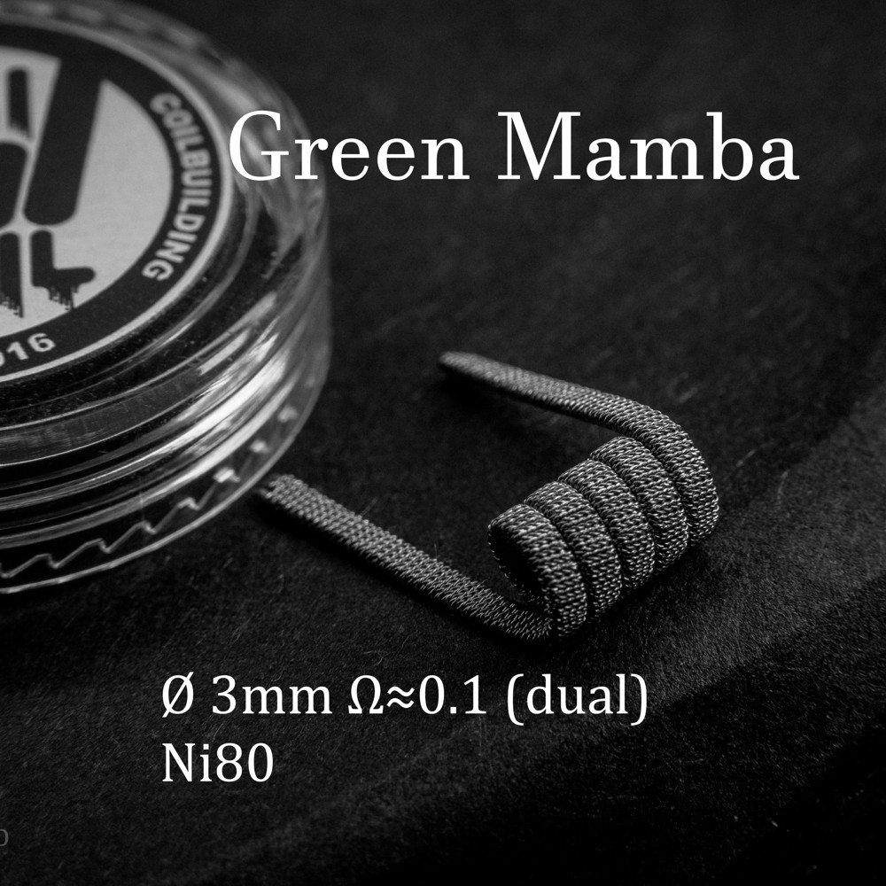 Green Mamba Coil 0.1Ω - фото 1 - id-p1786261599