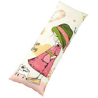 Подушка Руно декоративна подушка-обіймашка "Girl" Дакімакура 50х140 см на змійці (315.114Girl)