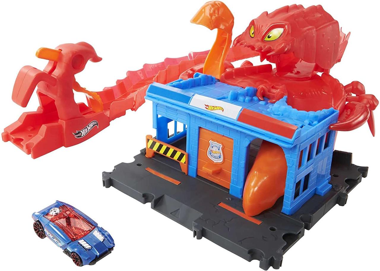 Трек Хот Вілс Атака Скорпіона Hot Wheels City Scorpion Flex Attack