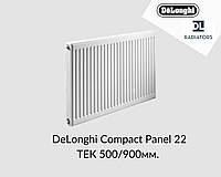 Радіатор сталевий DeLonghi Compact Panel 22 TEK 500x900мм бічне під'єднання