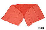 Шарф жіночий довгий красивий і стильний з поліестеру легкий бриз колір червоний 174х70 см, фото 3
