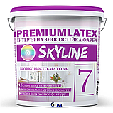 Фарба зносостійка шовковисто-матова premiumlatex 7 SkyLine 3.6 кг, фото 10