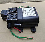 Насос 12 В для акумуляторних обприскувачів підвищеної продуктивності KF-3205 з датчиком тиску, фото 2