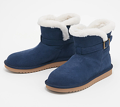 Жіночі чоботи Koolaburra by UGG Delene Mini Insignia з хутром оригінал