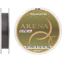 Рибальській шнур Favorite Arena PE 4x 16931089 Silver Gray