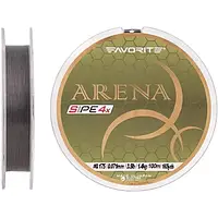 Рыболовный шнур Favorite Arena PE 4x 16931092 Gray Silver