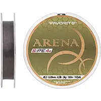 Рибальській шнур Favorite Arena PE 4x 16931094 Gray Silver