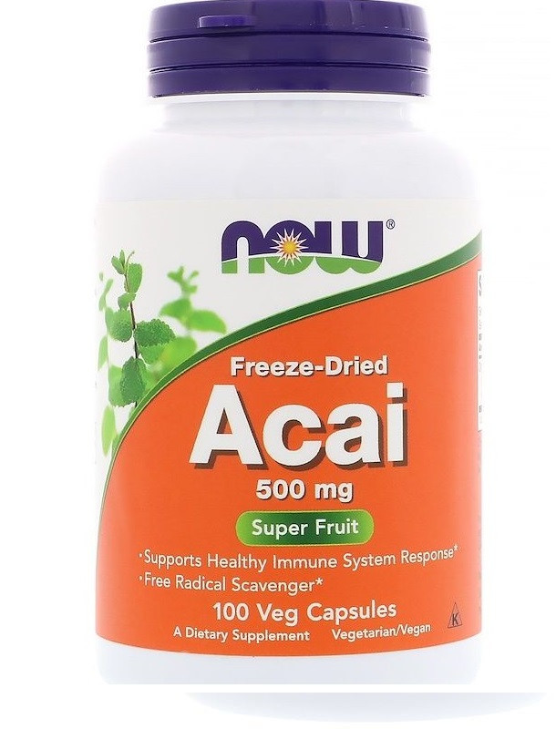 NOW ACAI / АСАЇ 500мг у капсулах №100
