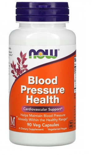 NOW BLOOD PRESSURE HEALTH / ЗДОРОВИЙ АРТЕРІАЛЬНИЙ ТИСК у капсулах №90