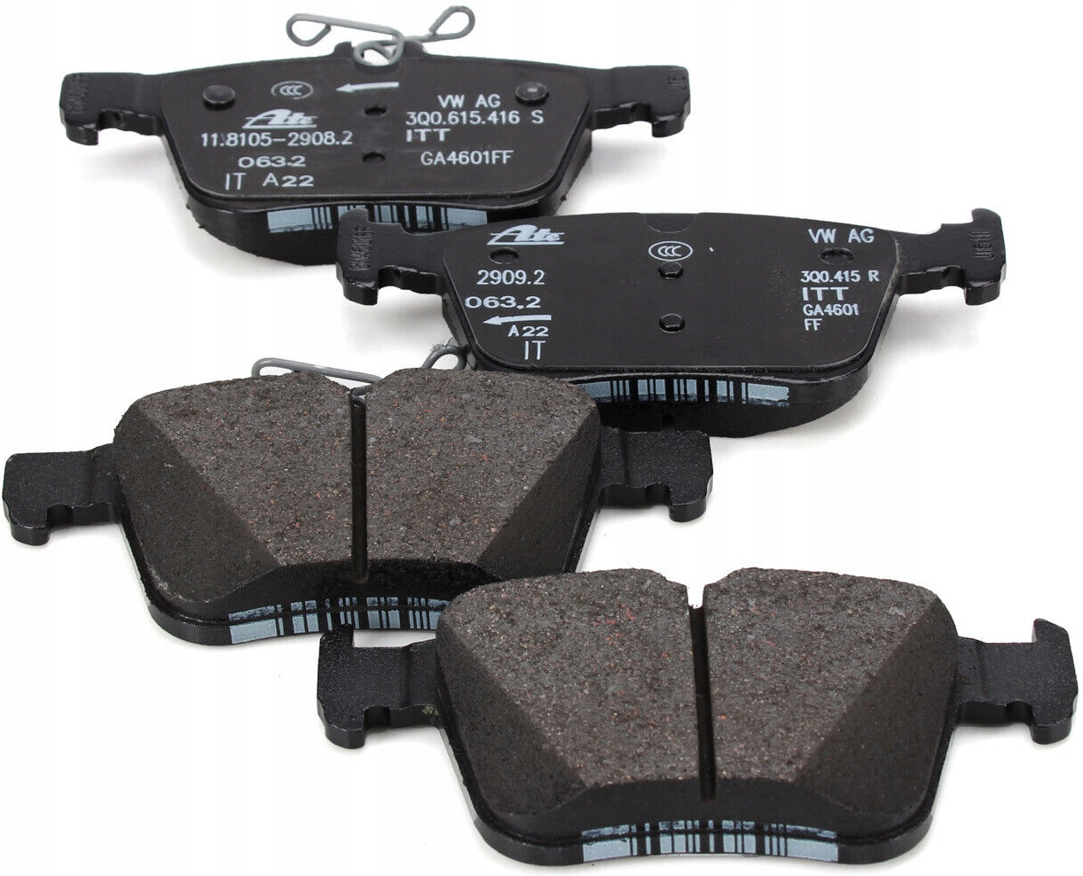 Колодки гальмівні задні дискові VAG: Volkswagen; Audi, Seat, Skoda, 3Q0698451L