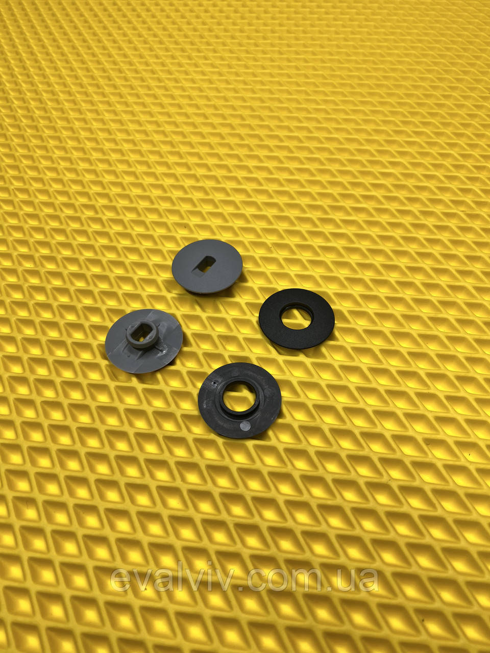 Кліпси (фіксатори) кріплення килимків HK (сірий), фото 1