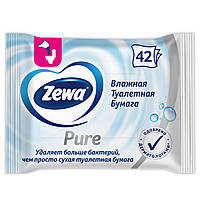 Туалетная бумага влажная Zewa Pure moist 42 шт