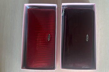 Гаманець жіночий під рептилію на блискавці зі штучної шкіри у різних кольорах Kabir