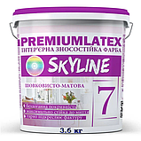 Фарба зносостійка шовковисто-матова premiumlatex 7 SkyLine 12 кг, фото 3