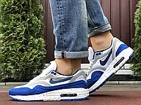 Мужские кроссовки Nike Найк Air Max Zero QS, белые с синим. 42