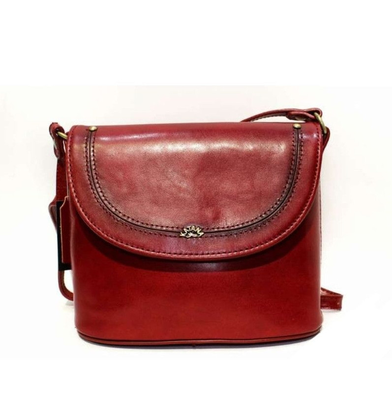 Жіноча шкіряна сумка листоноша Katana стильна молодісна на кожен день модна червона