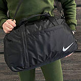Міська сумка Nike Чорна для тренувань Спортивні чоловічі сумки Найк через плече, фото 9