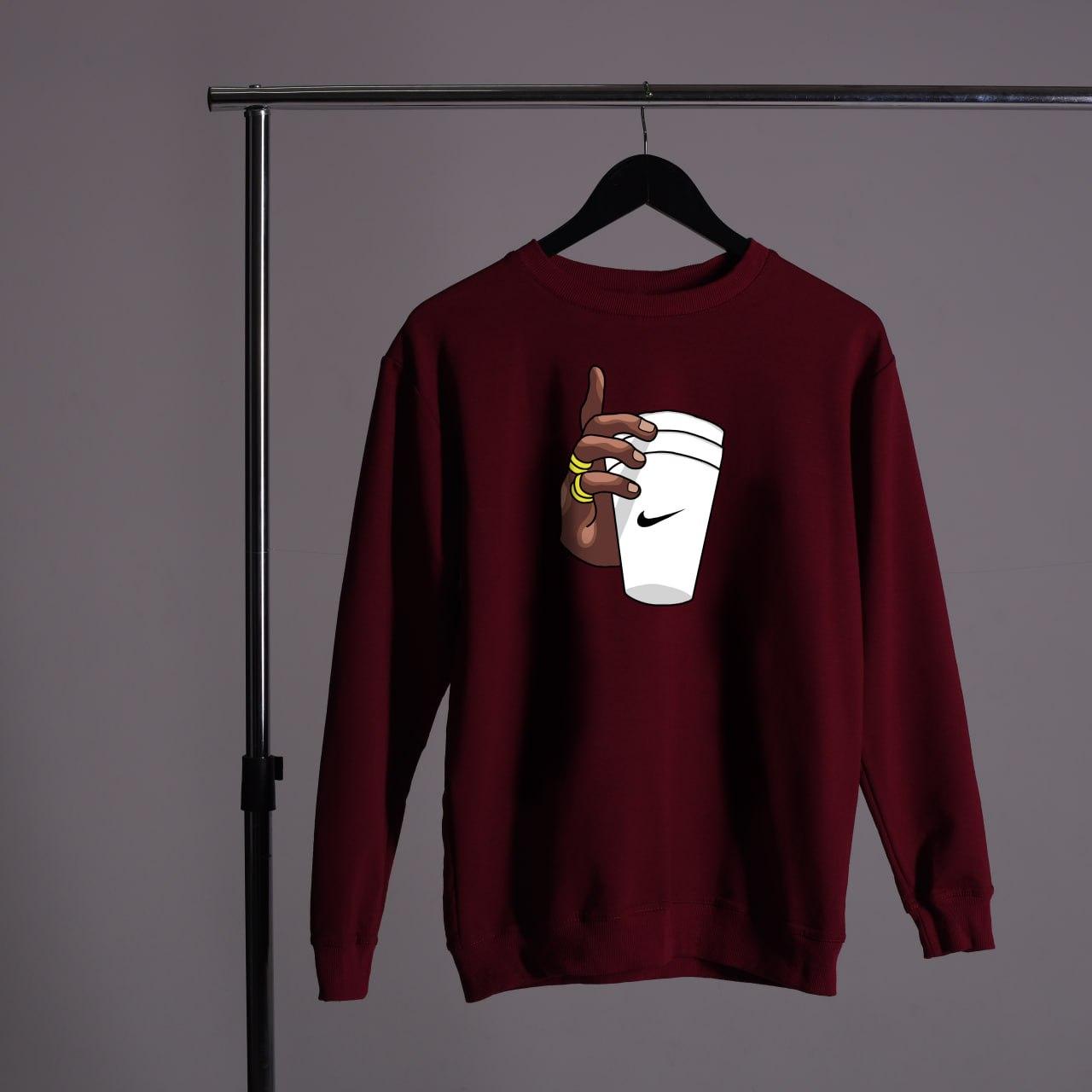Кофта чоловіча Nike весняна осіння демісезонна бордова світшот чоловічий весна осінь найк