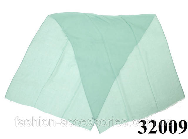 Красивий жіночий великий шарф Легкий бриз м'ятний Жіночий м'ятний шарф Легкий бриз 3