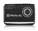 Портативний радіоприймач REAL-EL X-510 black, фото 2