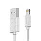 Кабель швидкого заряджання Baseus USB - Lightning 2.1A 100 см White (CALUN-02), фото 3