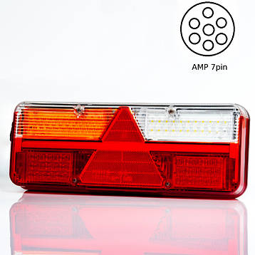 Ліхтар задній лівий Fristom KINGPOINT LED 12-36В 7-функціональний FT-500-146 LED, фото 1