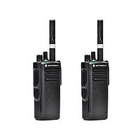 Радиостанции Motorola DP4400e VHF AES-256, 2 шт, цифровые профессиональные рации с шифрованием