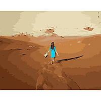 Картина по номерам Strateg Прогулка по пустыне размером 40х50 см (DY057)