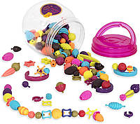 B. Toys Pop Snap Bead Jewelry Battat набір для виготовлення прикрас поп арт 150 деталей Set BX1373Z