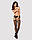 Сітчасті панчохи-стокінги з візерунком на сідницях Obsessive Garter stockings S232 S/M/L, чорні, імі, фото 4