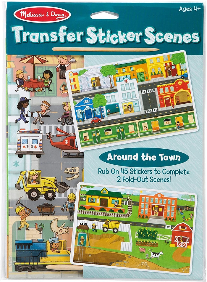 Набір перекладних наклейок Навколо будинку (45 шт) від Melissa & Doug, фото 1
