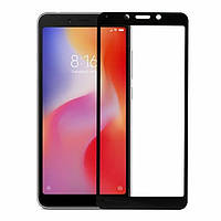 Защитное Стекло для Xiaomi Redmi 6 6A Black 5D 9H Full Glue Полная Проклейка Защитное Покрытие